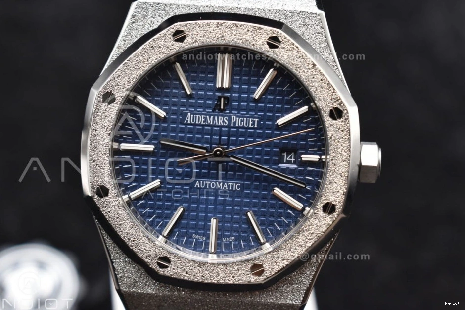 Textured Frosted SS Edition ZF Dial 15400 1:1 Oak A3120 Blue 41mm Case Bracelet Royal on Best SS 0321